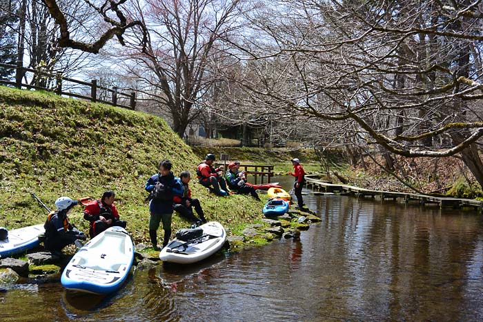 千歳川のダウンリバー