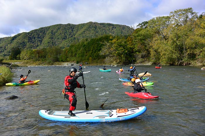 沙流川のダウンリバー