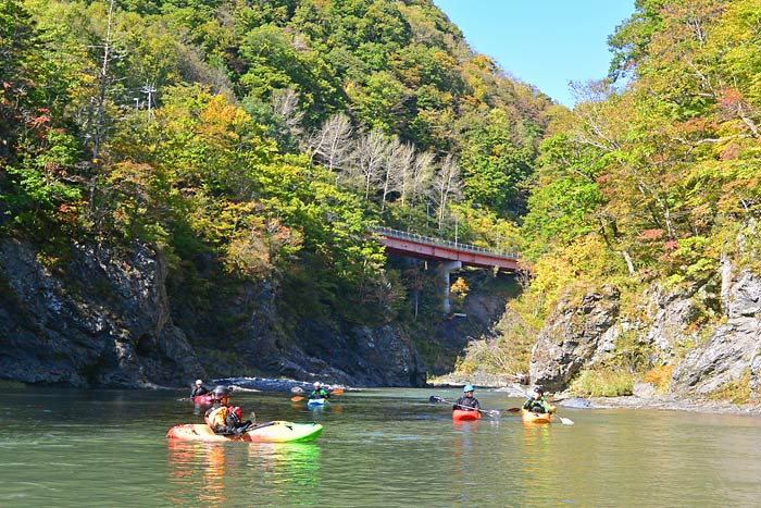 沙流川のダウンリバー