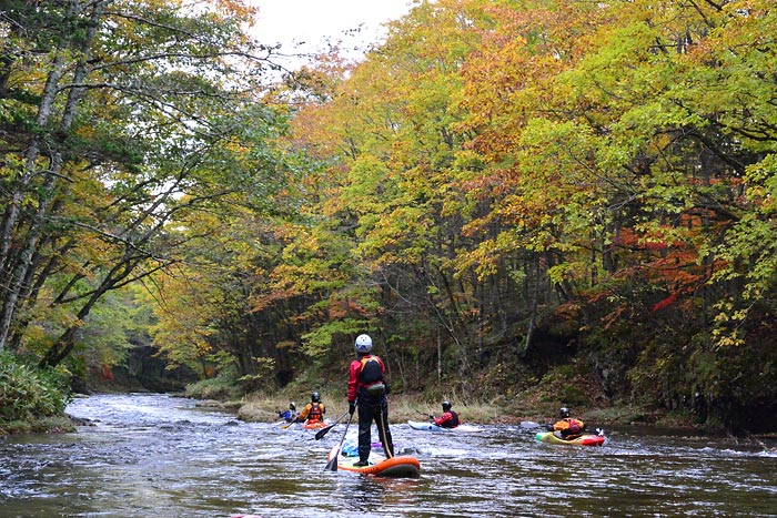 シーソラプチ川のダウンリバー