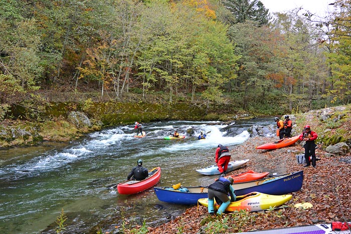 シーソラプチ川のダウンリバー
