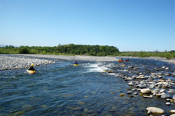 ヌビナイ川･歴舟中の川合流