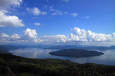 美幌峠展望台からの屈斜路湖