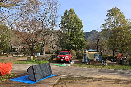 西脇市日本のへそ日時計の丘公園オートキャンプ場