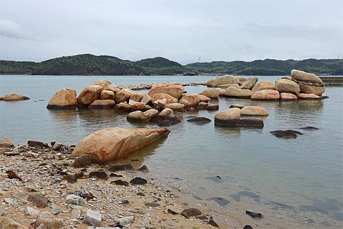 犬島の花崗岩