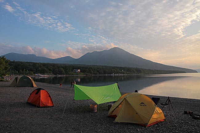 支笏 湖 キャンプ