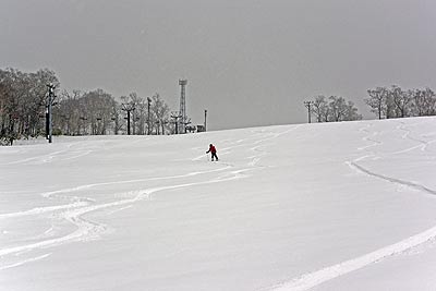 中山峠スキー場ゲレンデ